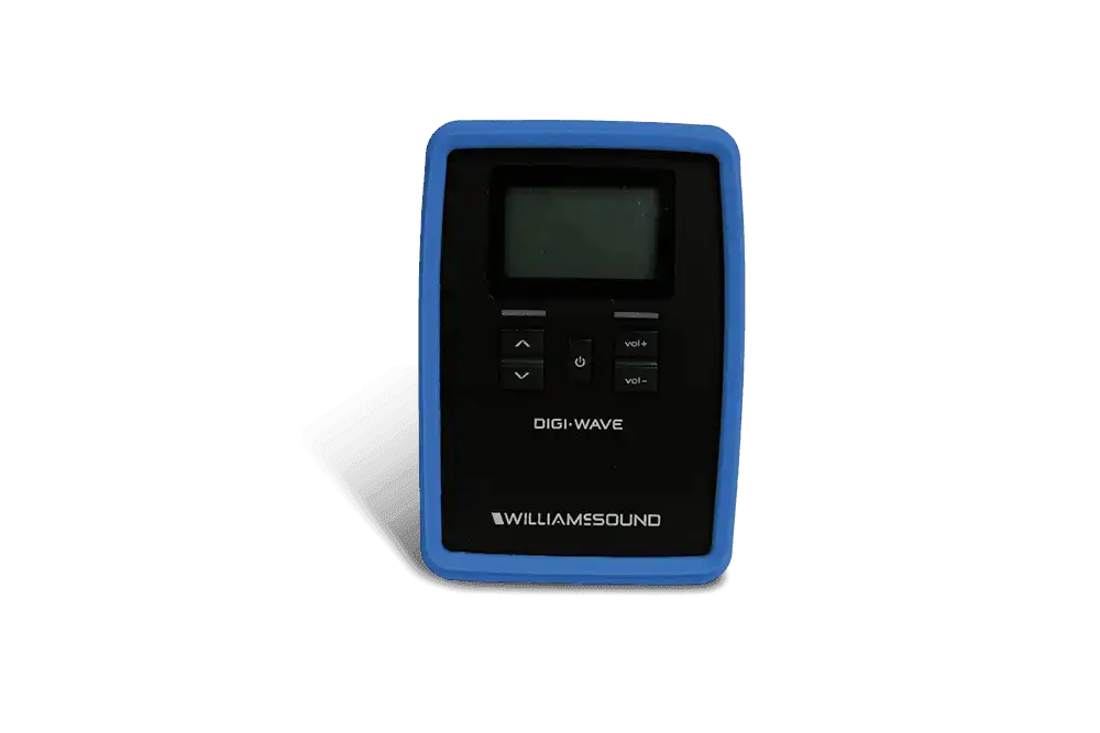 Williams Sound CCS 060 BL Silicone skin for DLR with lanyard and wrist strap (Blue) Assistive Listening Williams AV