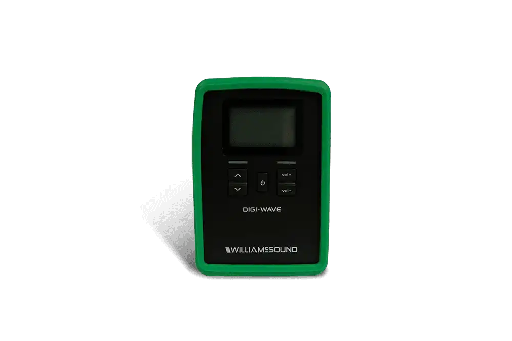 Williams Sound CCS 060 GN Silicone skin for DLR with lanyard and wrist strap (Green) Assistive Listening Williams AV