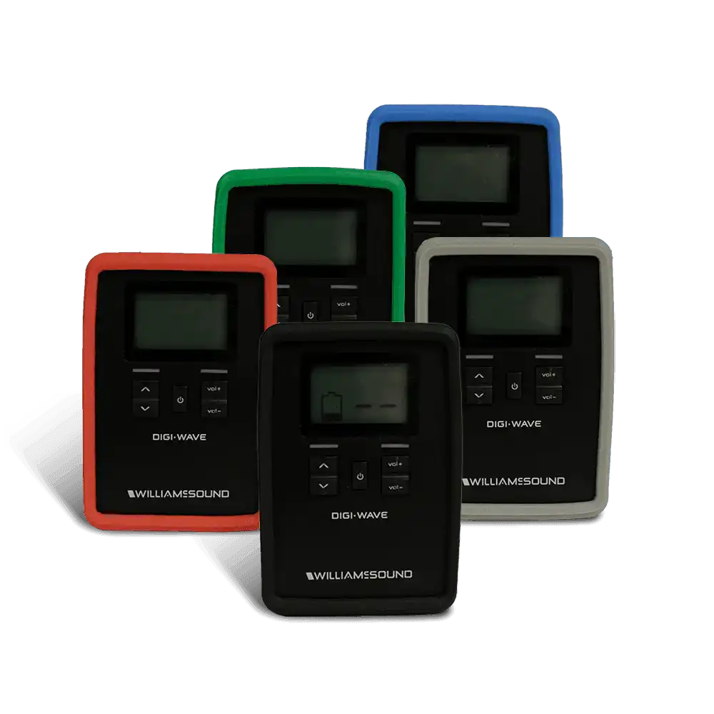 Williams Sound CCS 060 GN Silicone skin for DLR with lanyard and wrist strap (Green) Assistive Listening Williams AV