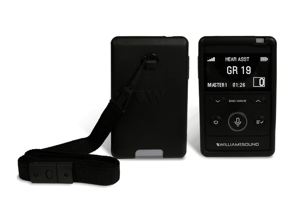 Williams Sound CCS 061 BK – Black Silicone Skin with Lanyard Assistive Listening Williams AV