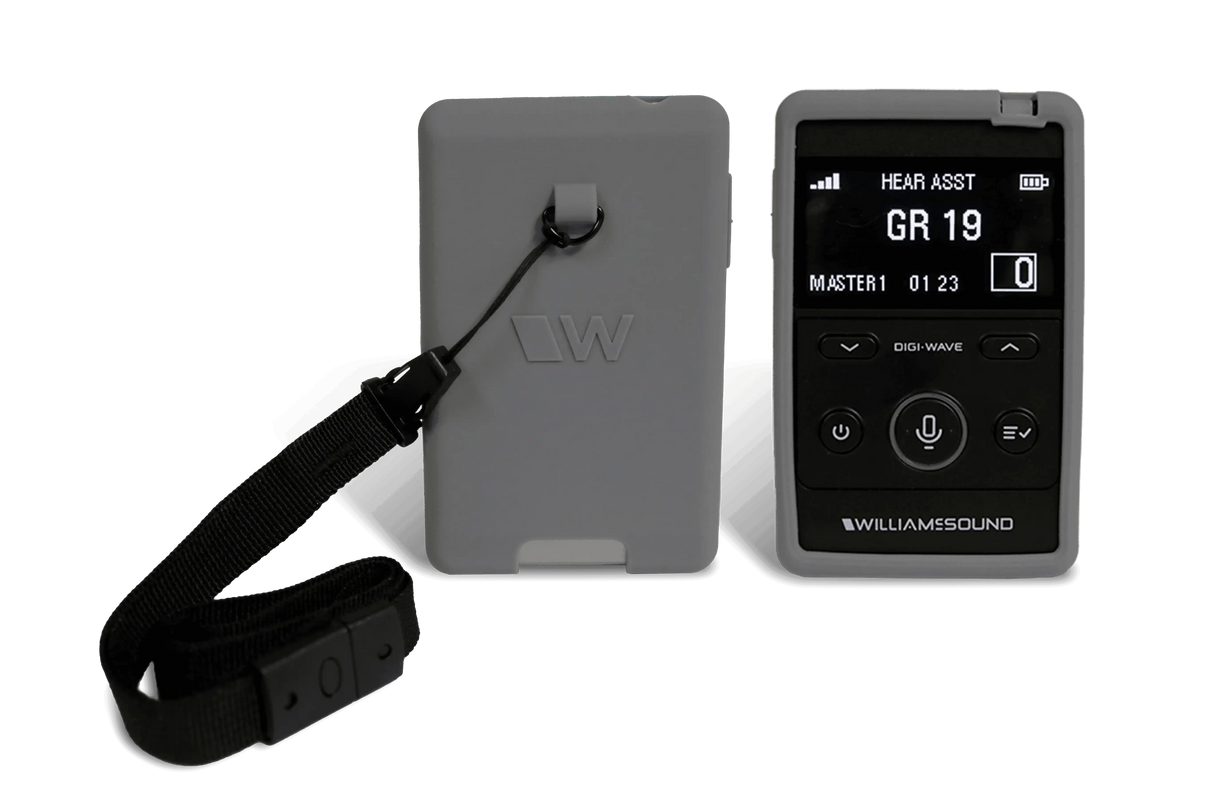 Williams Sound CCS 061 GR – Gray Silicone Skin with Lanyard for Digi-Wave DLT 400 Assistive Listening Williams AV