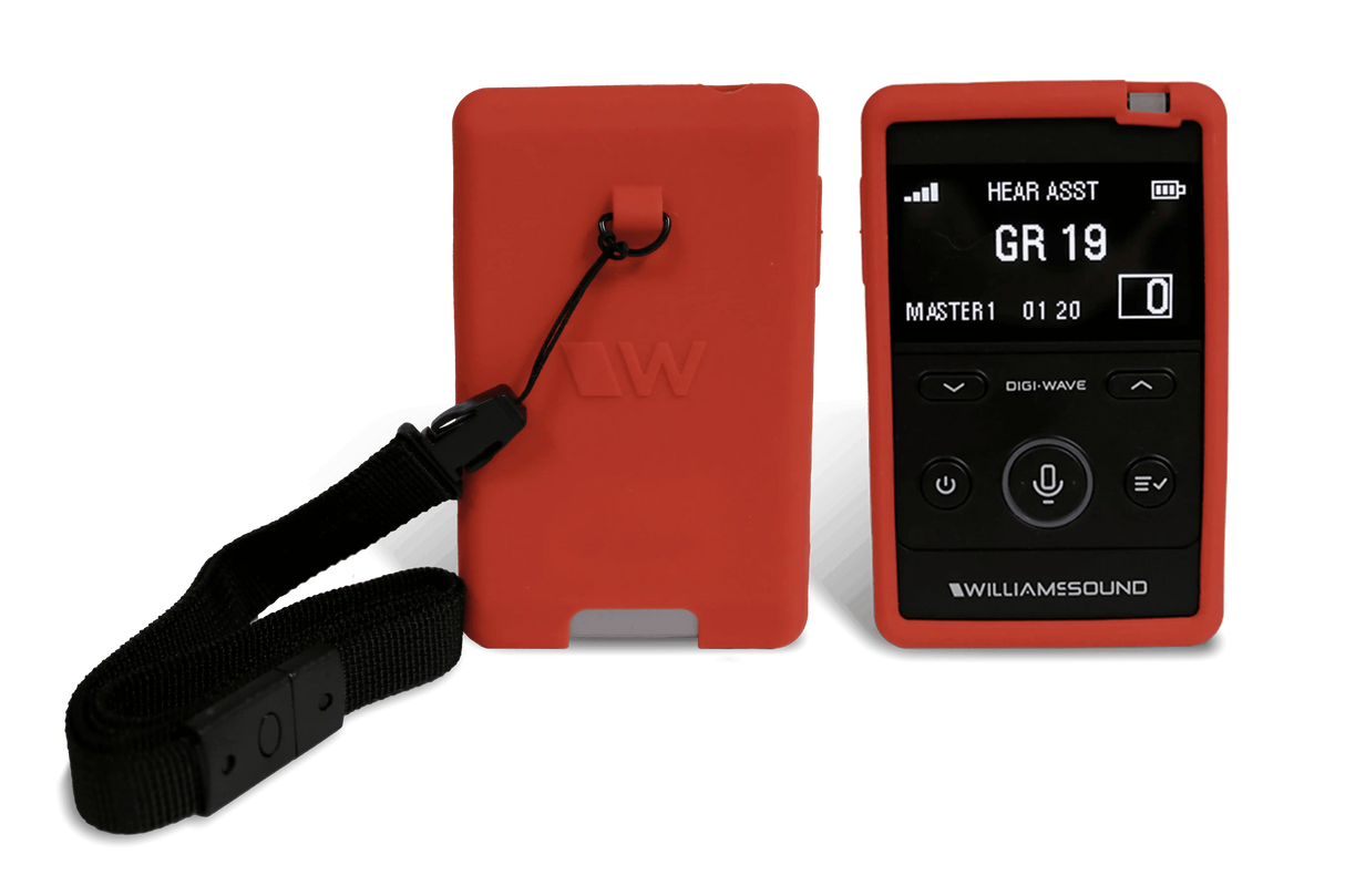 Williams Sound CCS 061 RD – Red Silicone Skin with Lanyard Assistive Listening Williams AV