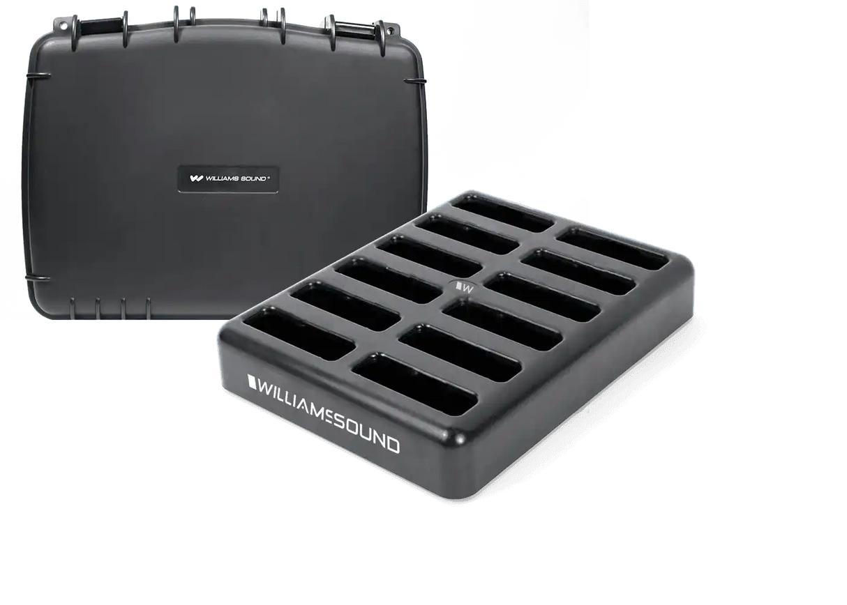 Williams Sound CHG 412 PRO Charger with Case (12-Bay) Assistive Listening Williams AV