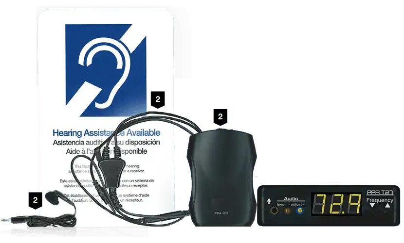 Williams Sound FM ADA KIT 1 Assistive Listening Williams AV