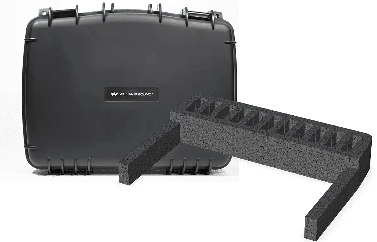 Williams Sound FMP 054 Foam Insert for CCS 056 Carry Case, 11 Slots Assistive Listening Williams AV