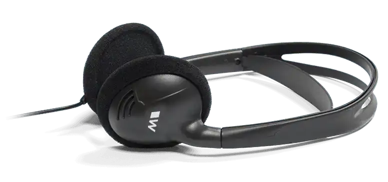 Williams Sound HED 027 – Heavy-Duty Folding Mono Headphones for Assistive Listening Assistive Listening Williams AV