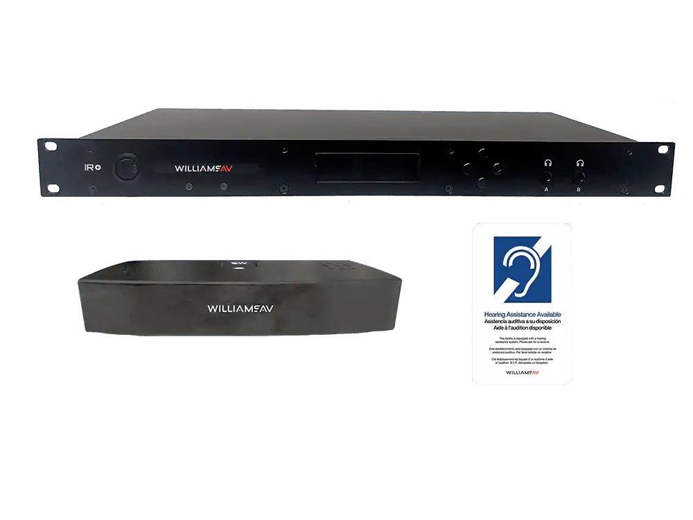 Williams Sound IR ME1 IR+ Combo Assistive Listening Williams AV
