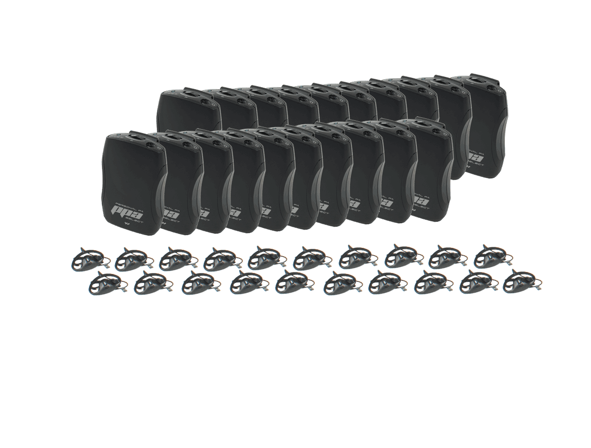 Williams Sound PPA R37-20 20-pack FM R37 Receiver Bundle Assistive Listening Williams AV