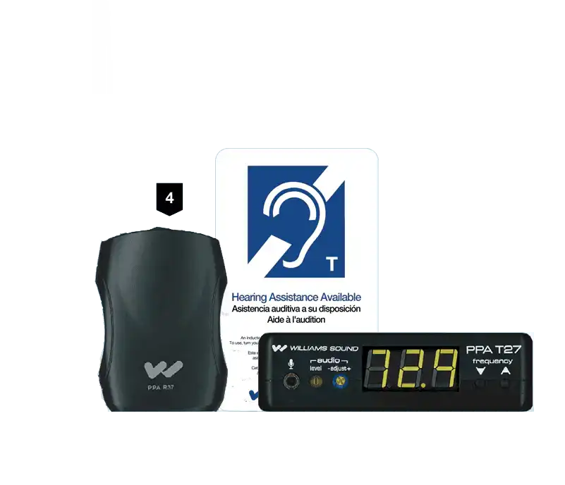Williams Sound PPA VP 37-00 Personal FM Value Pack System (without earbuds) Assistive Listening Williams AV