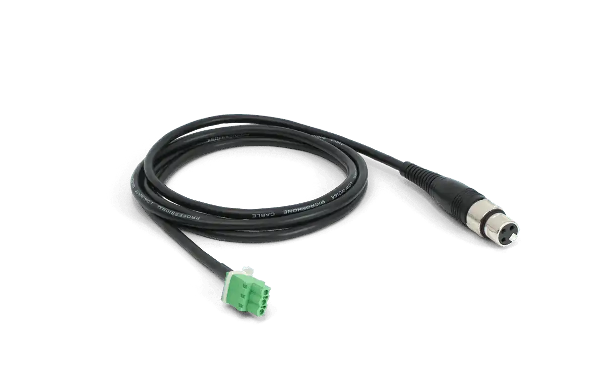 Williams AV WCA 051 – XLR Female to 3-Pin Phoenix Male Audio Cable, 6 ft Assistive Listening Williams AV