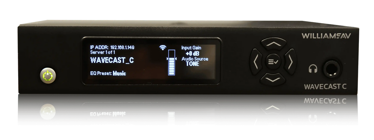 Williams Sound WF T5C-00 WaveCAST C Wi-Fi Audio System Assistive Listening Williams AV