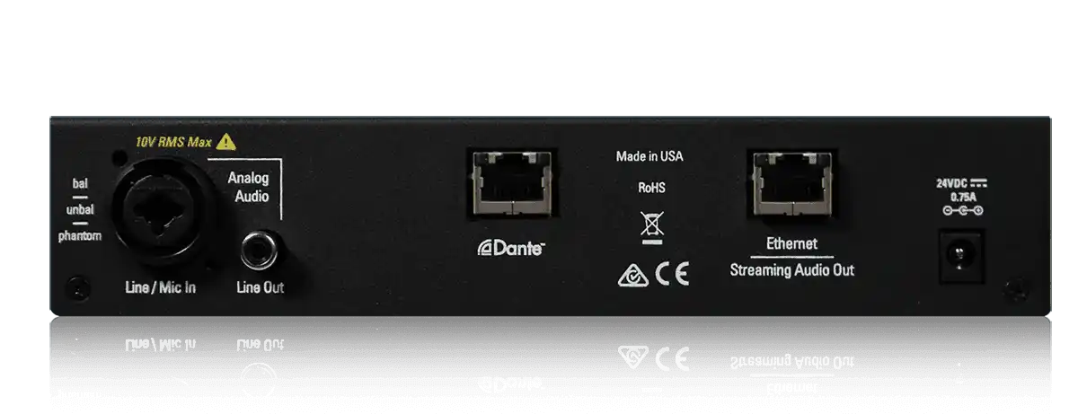 Williams Sound WF T5CD-00 WaveCAST Wi-Fi Audio System With Dante Assistive Listening Williams AV