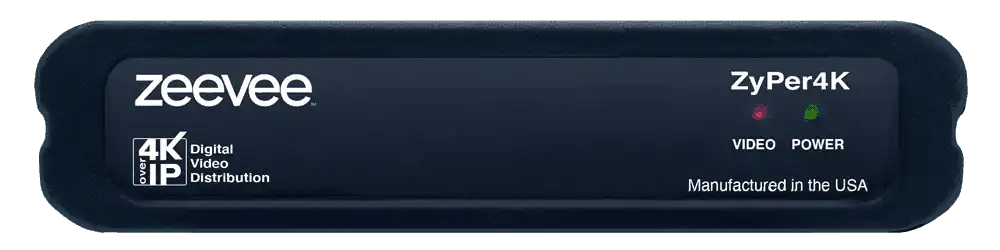 ZeeVee Uncompressed 4K Copper Decoder - Z4KDECC3XS Video ZeeVee