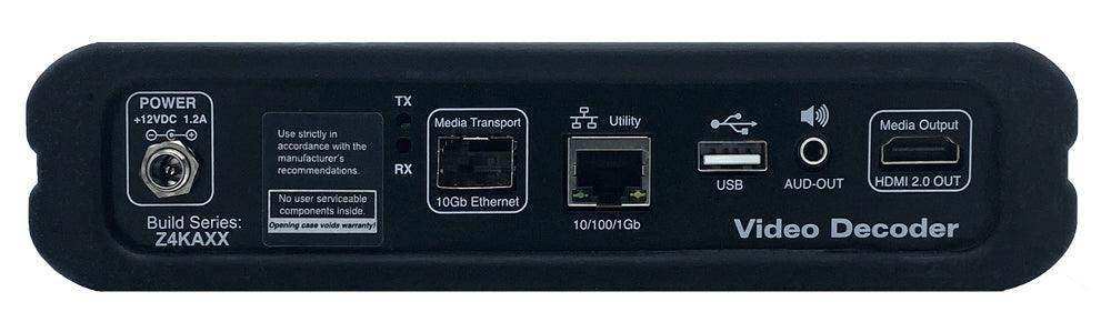 ZeeVee Z4KDF3UA ZyPer4K HDMI 2.0 Fiber Decoder with USB and Dante Video ZeeVee