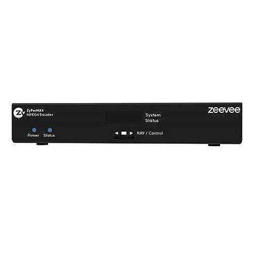 ZeeVee ZMXENC4-HLS ZyPerMX4-100 is a quad HDMI 1.4 Encoder w/UDP, RTP, RTMP or HLS IP Stream Video ZeeVee