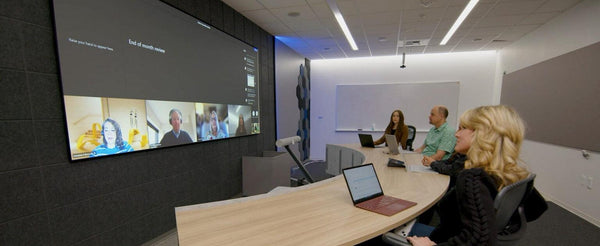Our signature Microsoft Teams Rooms provide a more collaborative, inclusive, and inclusive hybrid meeting experience. - Creation Networks