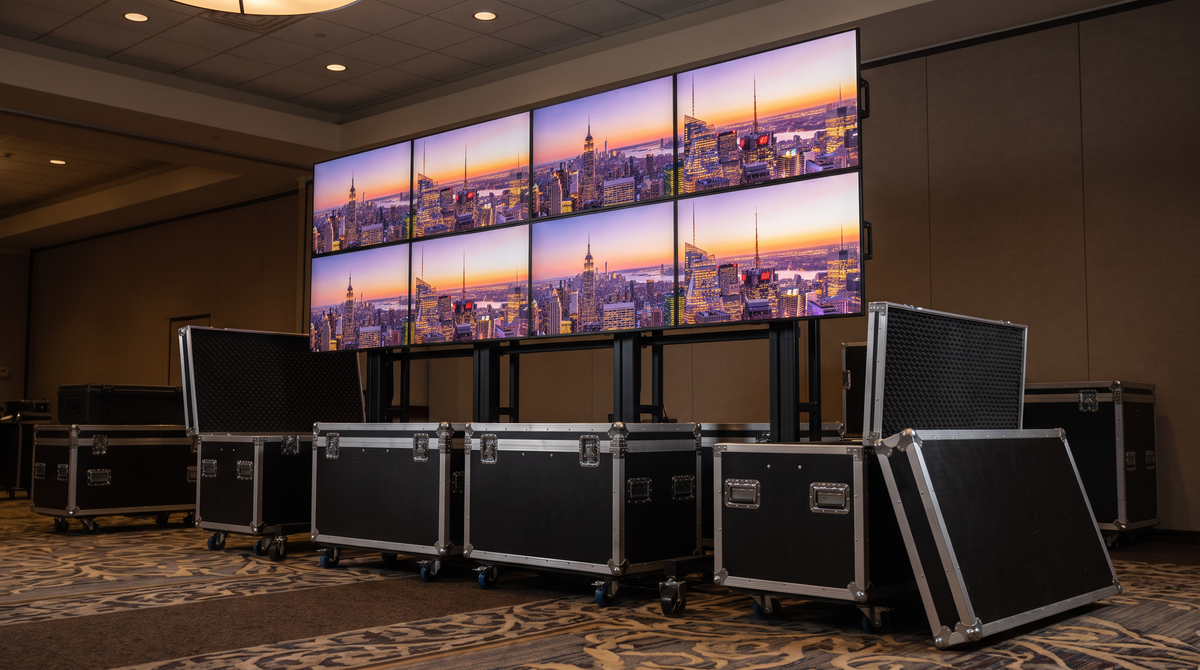 A Video Wall Built to Travel: Fort Bragg's Mobile Display