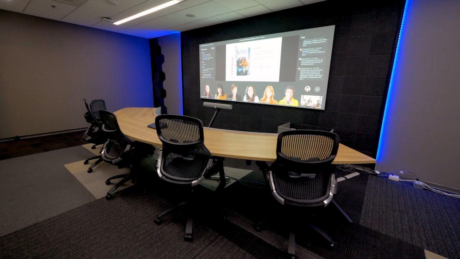 Design a more inclusive and engaging hybrid Signature Microsoft Teams Room experience. - Creation Networks