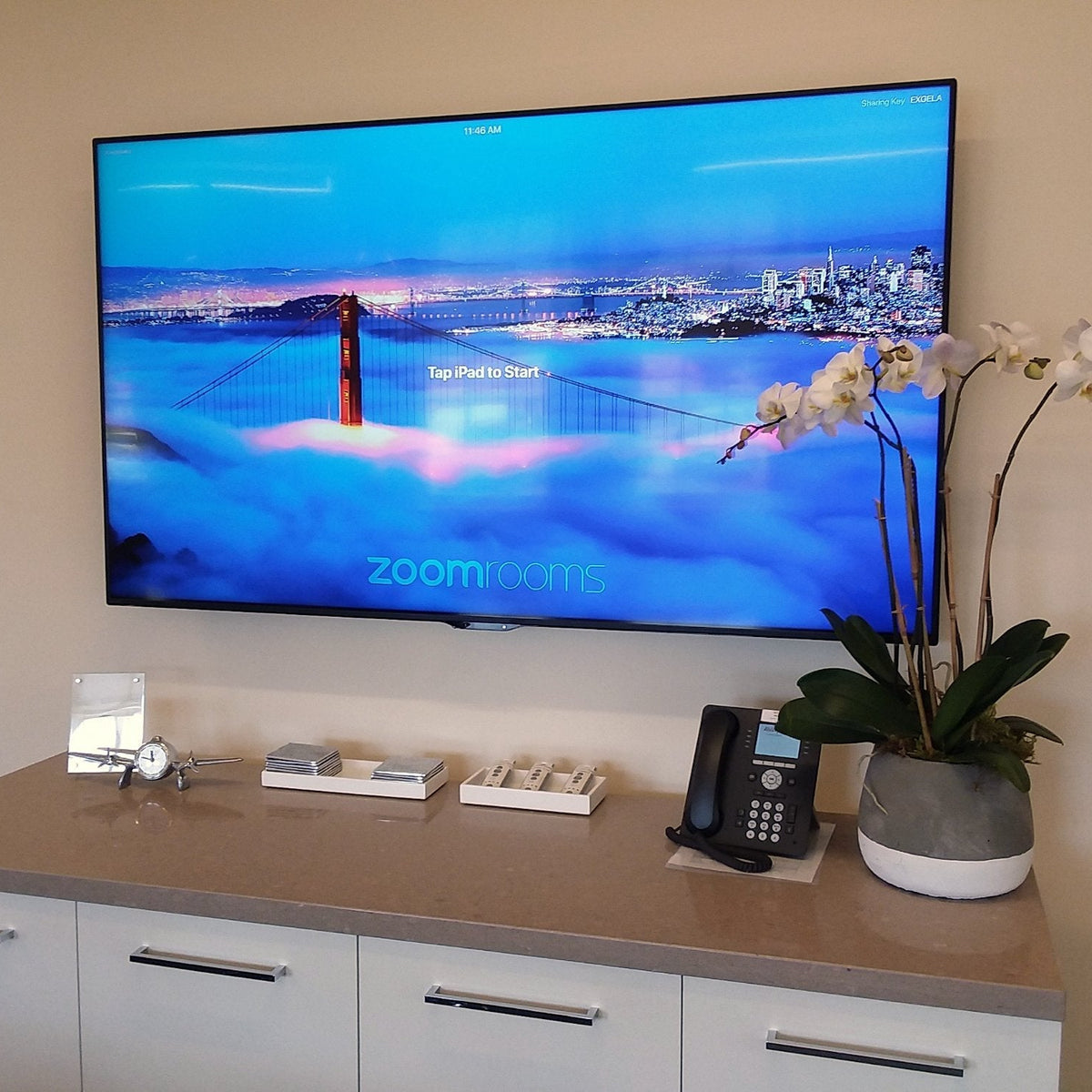 Conference Room AV System and Zoom Rooms | Presidio, SF – Creation Networks