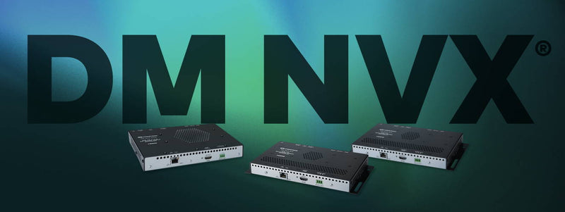 NEW! The DM NVX AV-over-IP encoders and decoders are available in a wide range of applications and budgets