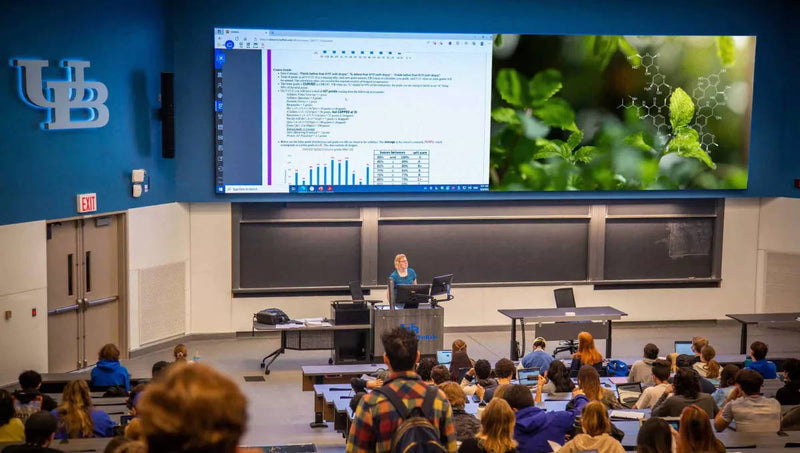 Massive Displays Create Dynamic Learning Environments at UB