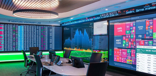 Revolutionizing Investment Research: Cutting-Edge Video Walls Enhance Collaborative Workspace