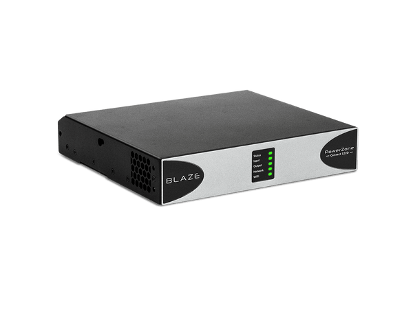Blaze Audio PowerZone Connect 122D - 125 W DSP-enabled Class-D amplifier with 2 channels and Dante - UBX-888-026