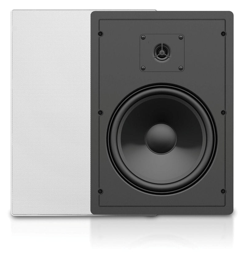 Atlas Sound IWM820 8 inch 2-Way 65W RMS 8 Ohm In-Wall Speaker (Pair, Black)