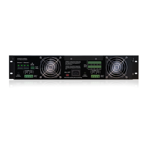 Atlas Sound DNA2404CH – 100V 4-Channel Amplifier with CobraNet Network Audio Amplifier Atlas Sound