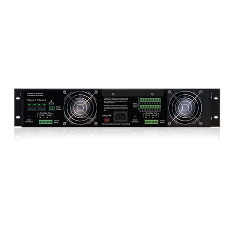 Atlas Sound DNA2404CH – 100V 4-Channel Amplifier with CobraNet Network Audio Amplifier Atlas Sound