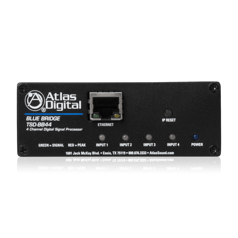 Atlas Sound TSD-BB44 4 Input x 4 Output DSP Audio Processor