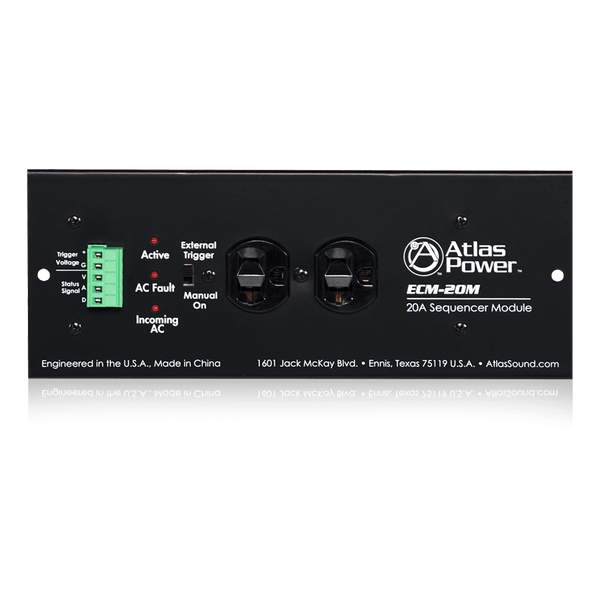 Atlas Sound ECM-20M 20A AC Power Conditioner and Spike Suppressor