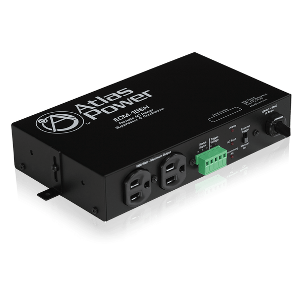 Atlas Sound ECM-15SH 15A AC Power Conditioner and Spike Suppressor (Single Housing)