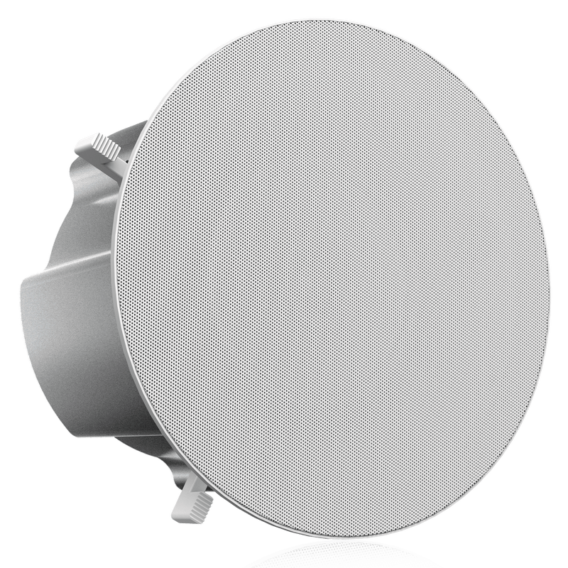 Atlas Sound FAP6260T 6" Coaxial In-Ceiling Speaker with 60-Watt 70/100V Transformer and Ported Enclosure (Pair, White)