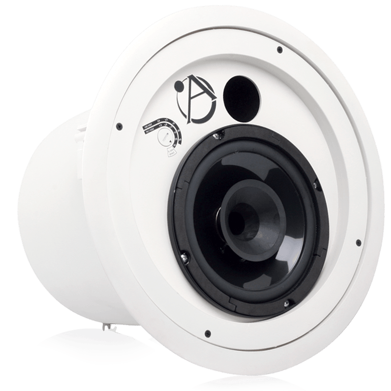 Atlas Sound FAP8CXT 8" Compression Driver Coaxial In-Ceiling Speaker with 60-Watt 70/100V Transformer and Ported Enclosure