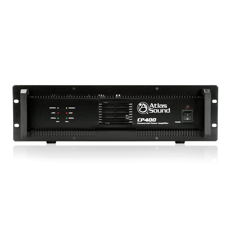 Atlas Sound CP400 Dual-Channel, 400-Watt Commercial Power Amplifier