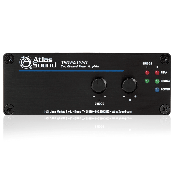 Atlas Sound TSD-PA122G 12W x 2 4 2-Channel Power Amplifier