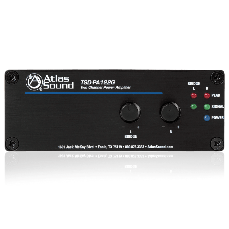 Atlas Sound TSD-PA122G 12W x 2 4 2-Channel Power Amplifier
