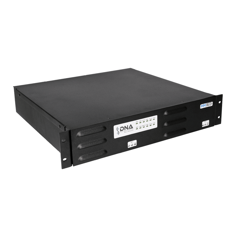 Atlas Sound DNA2404DL Series UL-1711 Listed 70.7-Volt 4-Channel Amplifier with Dante™ Network Audio