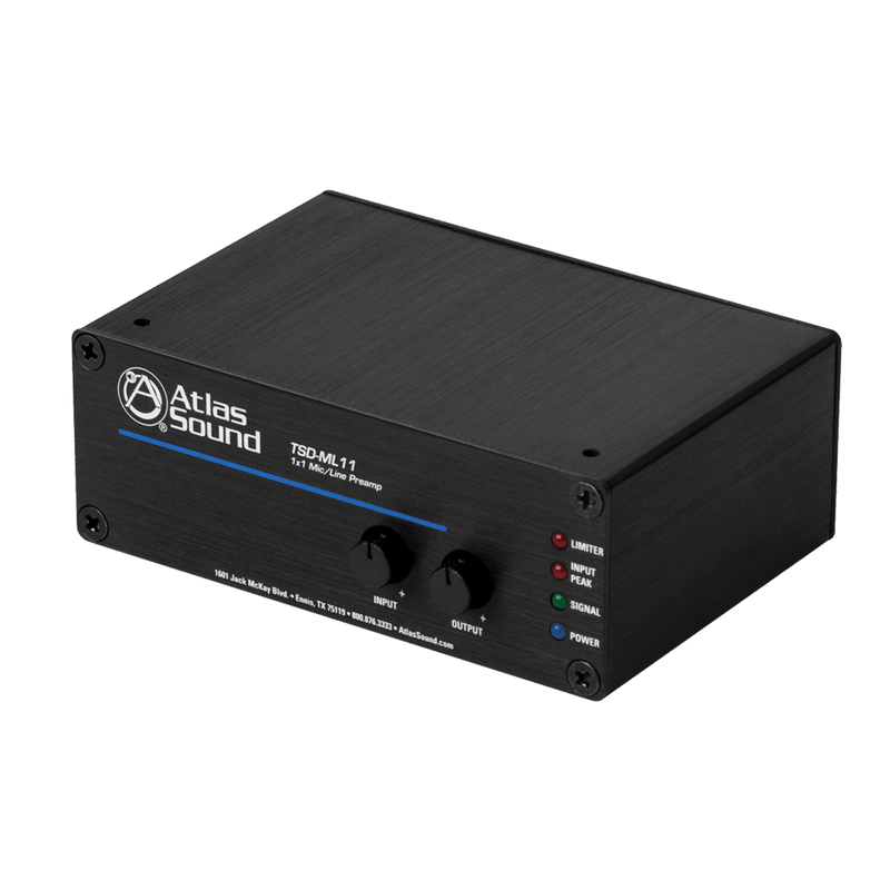 Atlas Sound TSD-ML11 1 x 1 Mic/Line Preamp