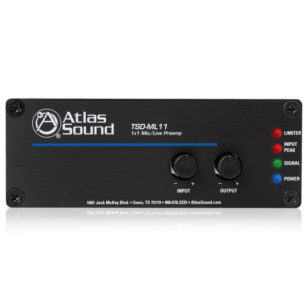 Atlas Sound TSD-ML11 1 x 1 Mic/Line Preamp