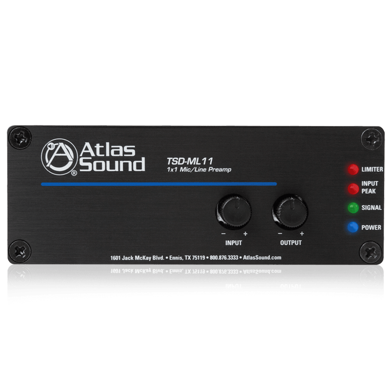 Atlas Sound TSD-ML11 1 x 1 Mic/Line Preamp