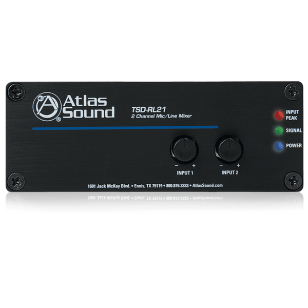 Atlas Sound TSD-RL21 Two Channel Mixer