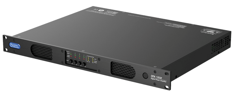 Atlas Sound DPA1202 1200-Watt Networkable Multi-Channel Power Amplifier with Optional Dante™ Network Audio