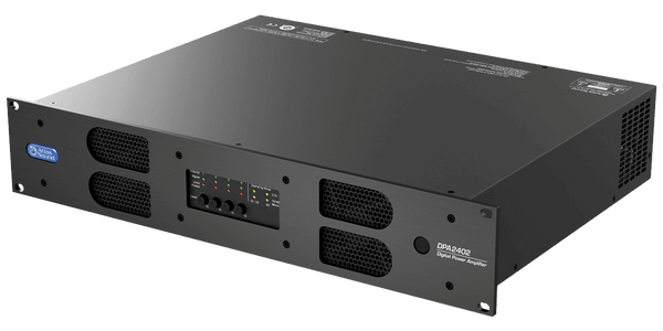 Atlas Sound DPA2402 2400-Watt Networkable Multi-Channel Power Amplifier with Optional Dante™ Network Audio