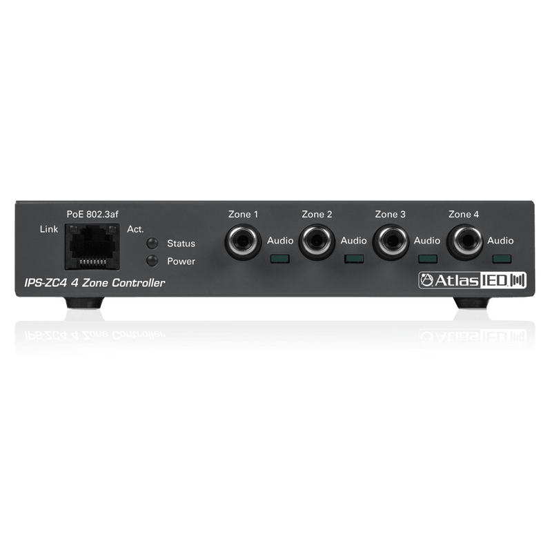 Atlas Sound IPS-ZC4 IP-to-Analog Four Zone PoE Gateway (for SIP applications)