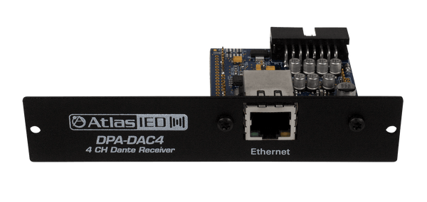 Atlas Sound DPA-DAC4 Dante™ Accessory Card for DPA Series Amplifiers