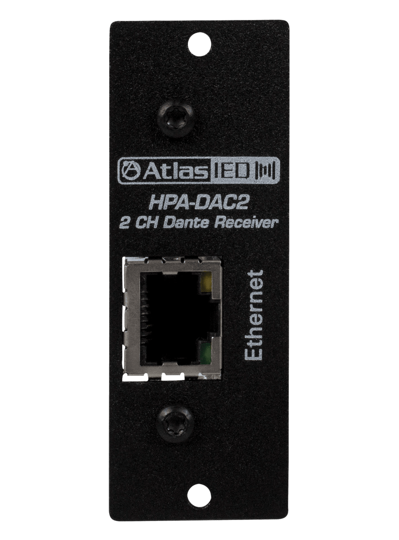 Atlas Sound HPA-DAC2 Two-Input Dante® Accessory Card for HPA Amplifiers