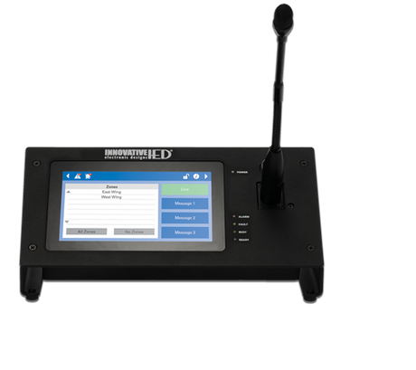 Atlas Sound IED550CS-G – Touch Screen Digital Communication Station with Gooseneck Microphone Communication Station Atlas Sound