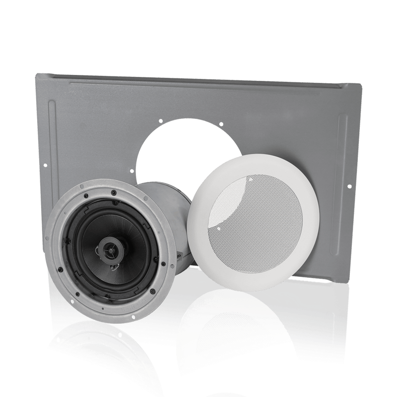 Atlas Sound FAP62T-USA Pre-Assembled Strategy I Series 6" Speaker Package Meets Buy America Requirements (Pair, White)